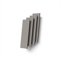 WANDPANEELE Grivola Eiche 4 Stück - Eichefarben, Holzwerkstoff (120/40/1.8cm) - Livinity®