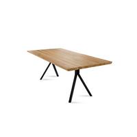 BAUMKANTENTISCH Daisie 10 140x77x90 Massivholztisch Wildeiche geölt - Wildeiche, Holz (140/77/90cm) - 58aufmkessel