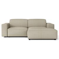 ECKSOFA Sellmo 210 cm - Taupe/Schwarz, Kunststoff/Textil (210/166cm) - Selsey