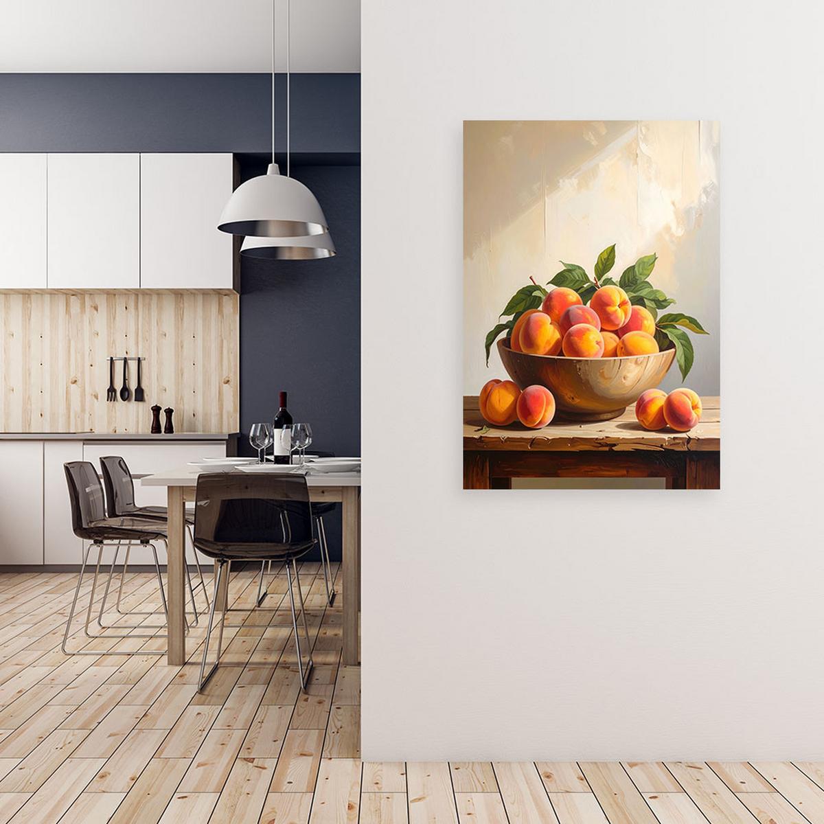 LEINWANDBILD Essen & Trinken 40x60cm - Orange, Textil (40/60cm) - Feeby