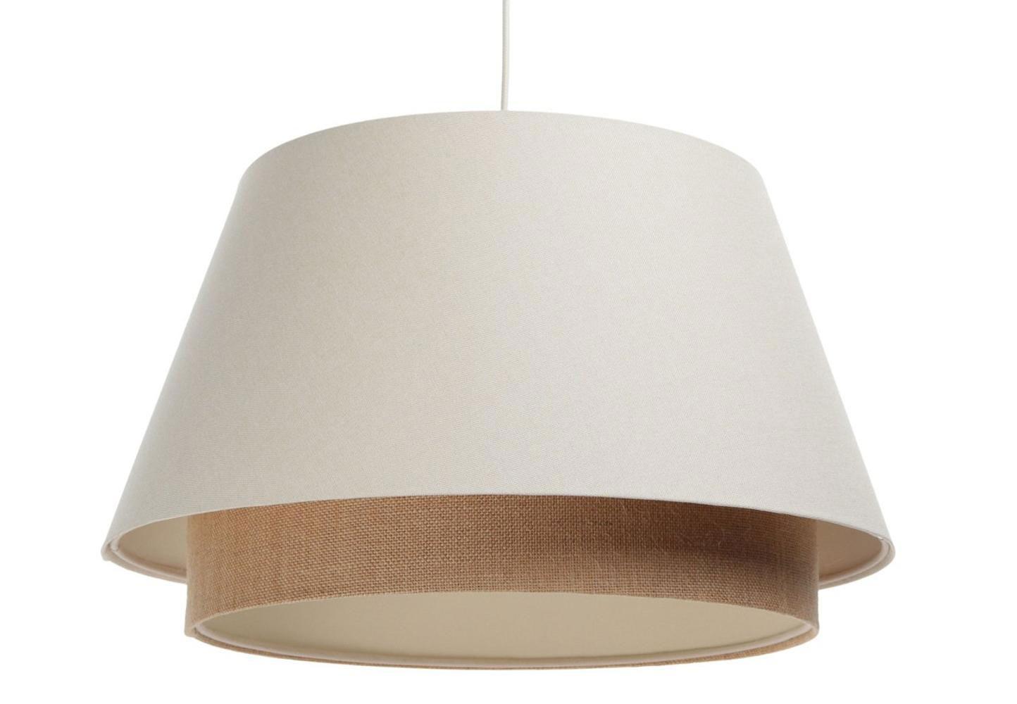 HÄNGELEUCHTE Beige 50/30 cm - Beige, Kunststoff (50/1.3/30cm) - ONZENO
