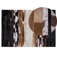 KURZFLOR-TEPPICH Dalyan 200/140 cm - Multicolor, Fell (140/200cm) - Beliani