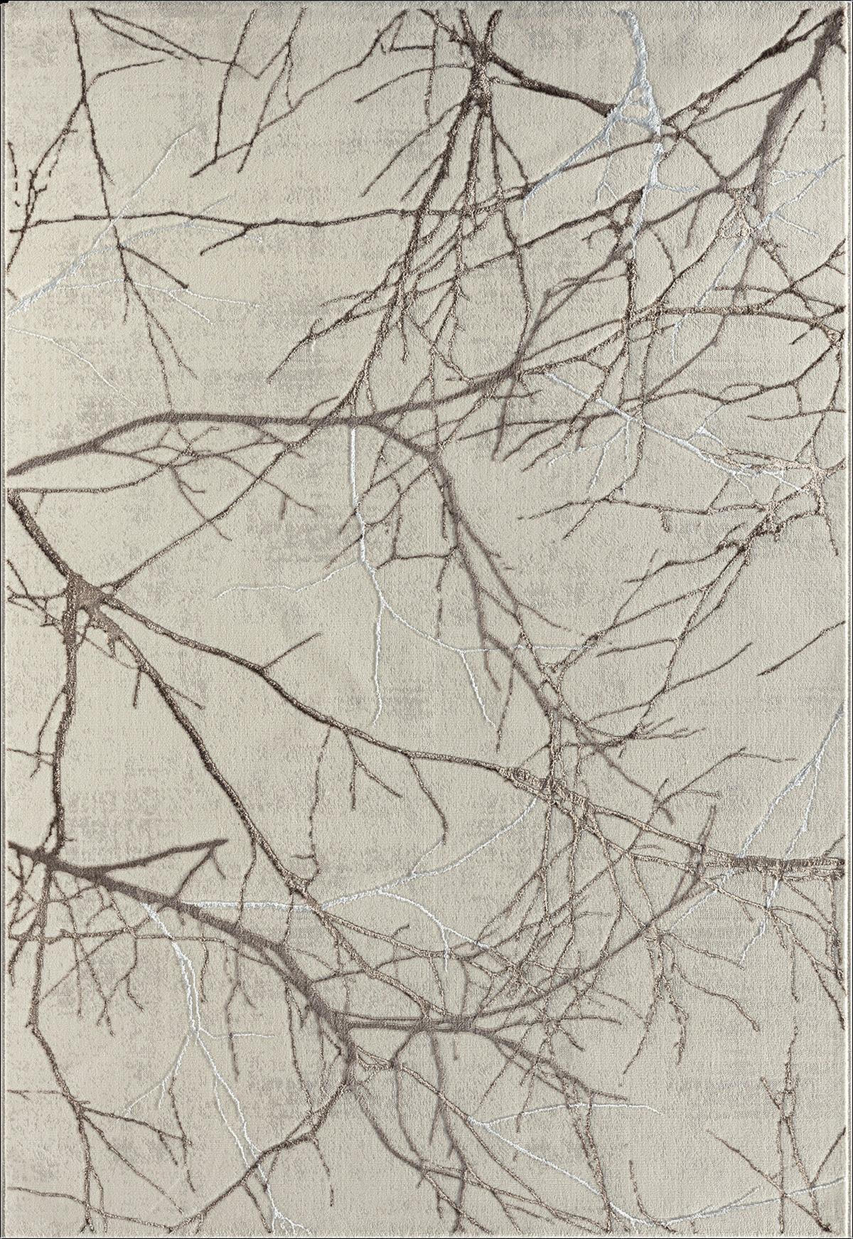 KURZFLORTEPPICH Abstrakt KAVALA Polyester Creme 160 x 230 cm - Beige, Textil (160/230cm) - KADIMA DESIGN
