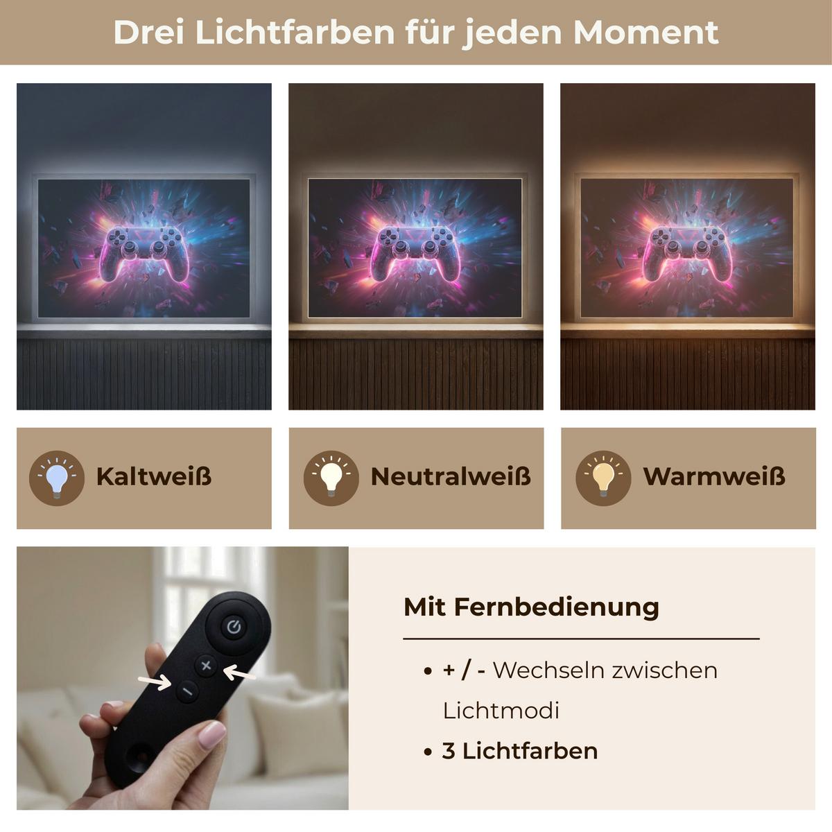 WANDLEUCHTE MIT AKKU Controller - Neon - Explosion - Abstrakt 60x40 cm - Violett, Holzwerkstoff (60/40/8cm) - OnlyWow
