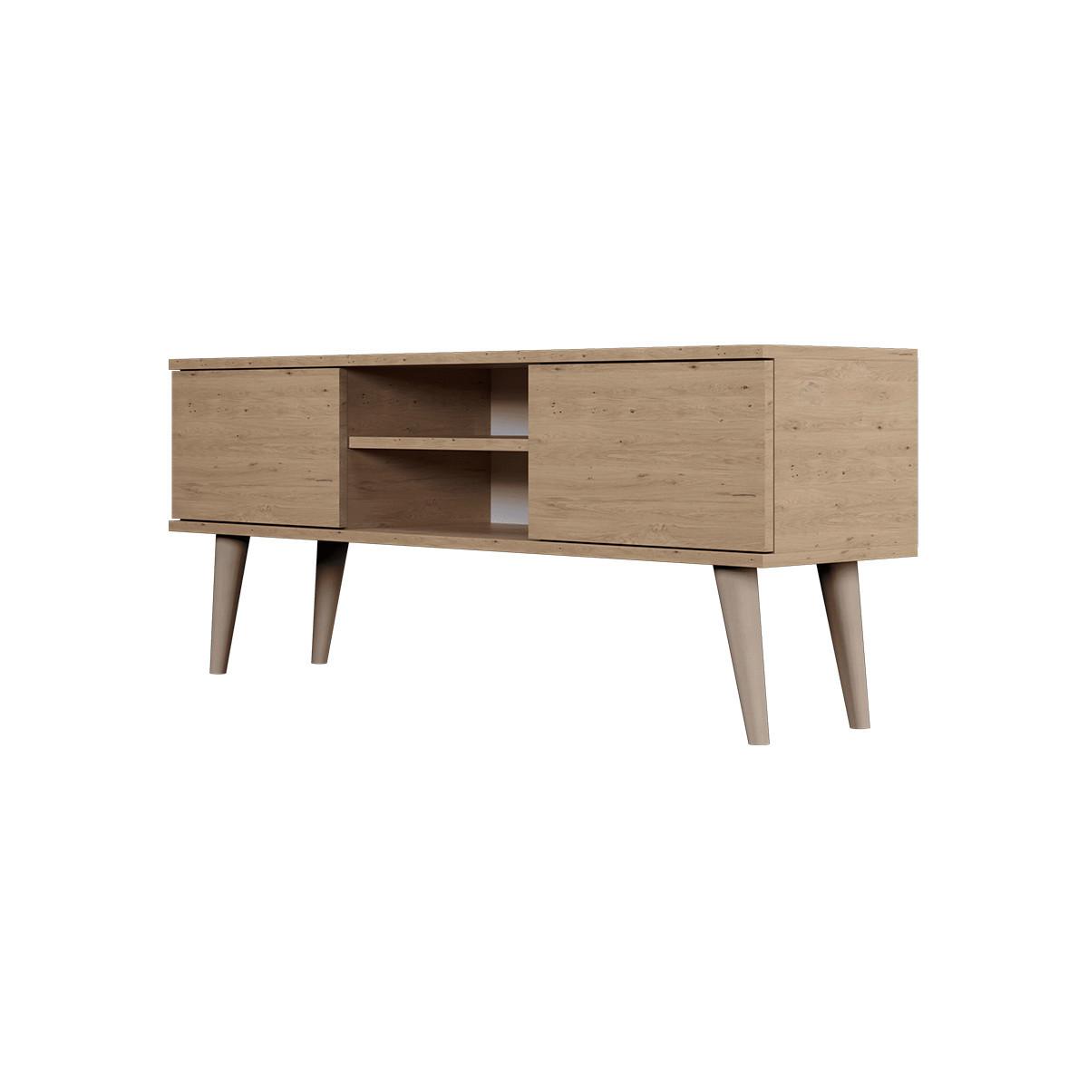 TV-MÖBEL Toronto Holz - Braun, Holzwerkstoff (120/35/55cm) - Petits-meubles