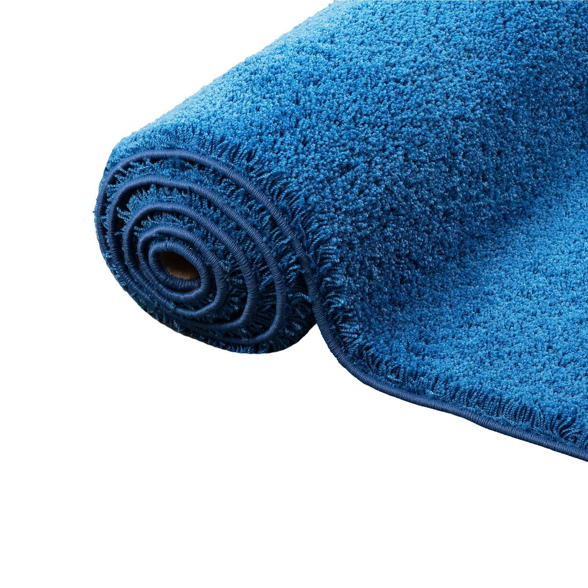 HOCHFLOR SHAGGY TEPPICH PALACE - Blau, Textil (200/200cm) - Snapstyle
