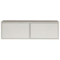 TV-LOWBOARD hängend, 2 Klappen, Weiß, 100 cm - Weiß, Holzwerkstoff (100.6/30/30cm) - Selsey