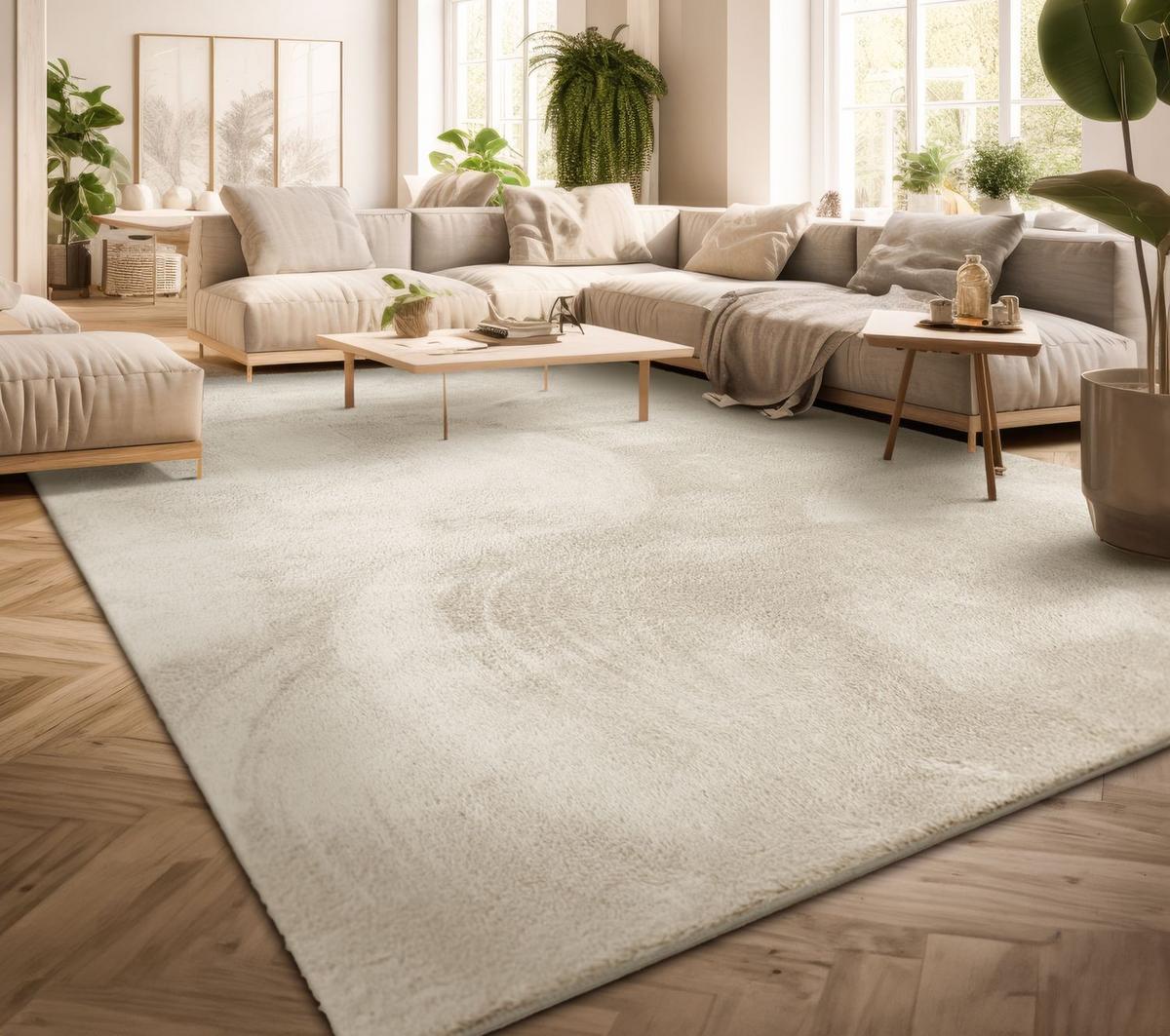 FLACHWEBETEPPICH Creme 300 x 400 cm - Creme, Kunststoff (300/400cm) - TT Home