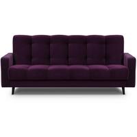 3-SITZER Schlafsofa Nancy Bis violett - Violett, Holz/Textil (220/89/93cm) - Beautysofa