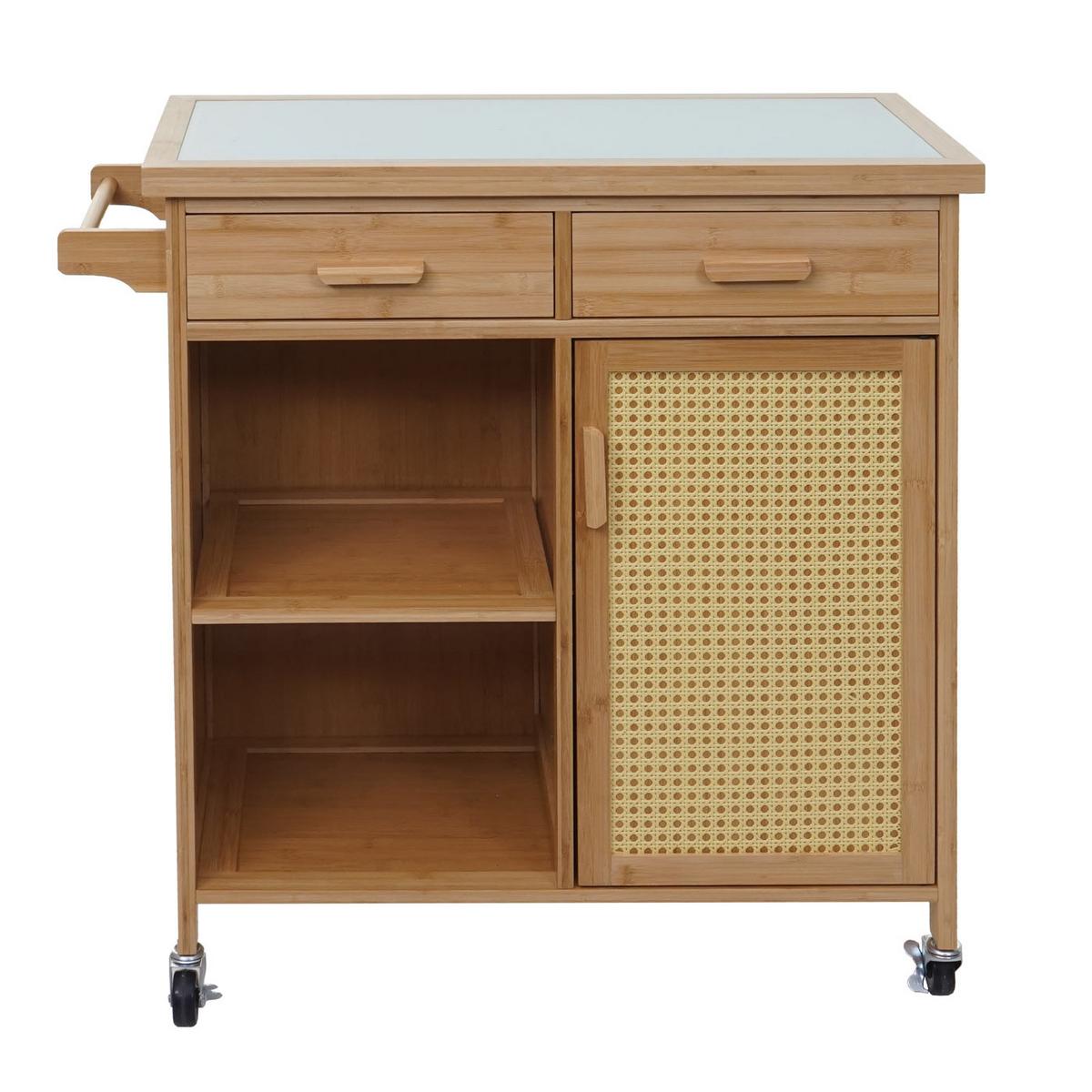 SERVIERWAGEN Braun - Braun, Holz (84/85/36cm) - MCW