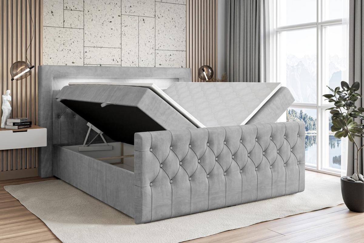 DELETED - Hellgrau, Holzwerkstoff (120/200cm) - ALTDECOR