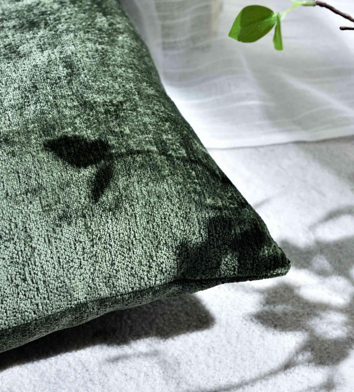 DEKOKISSEN »Nürnberg« HxB 45x45 cm Grün - Grün, Textil (45/45cm) - Gardinenbox
