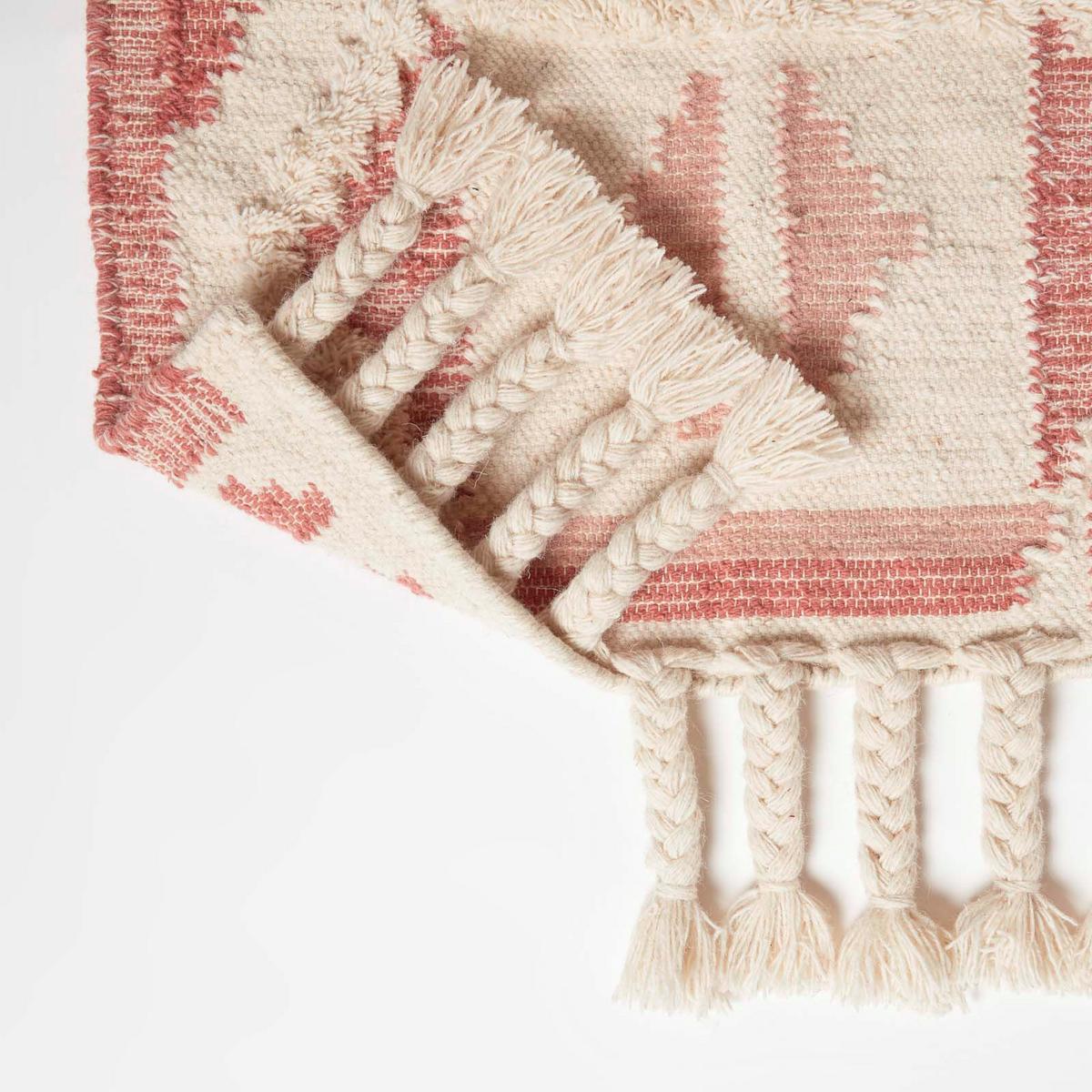 KELIM-TEPPICHLÄUFER Satara 66/200 cm - Rosa, Textil (66/200cm) - Homescapes
