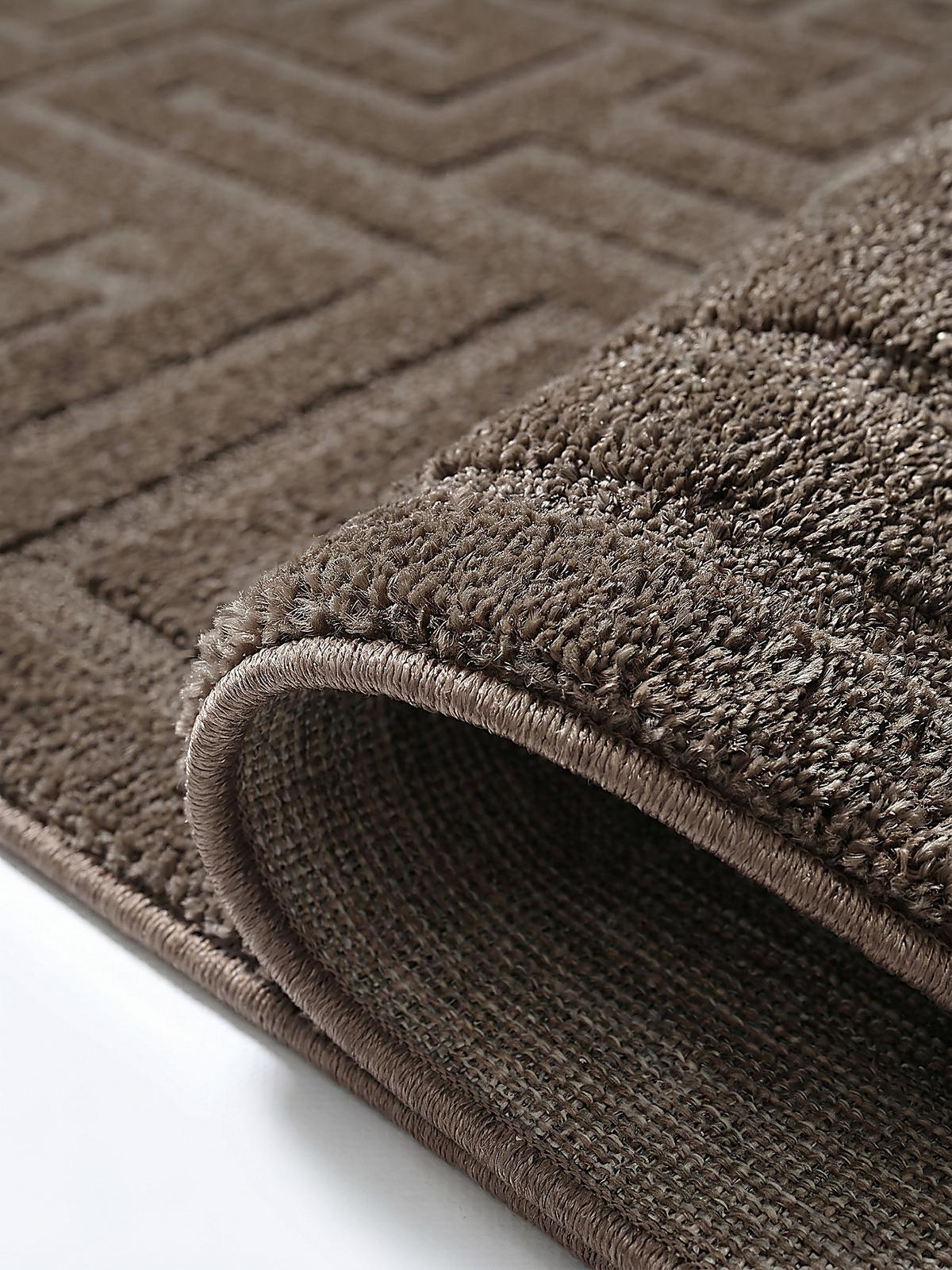 TEPPICHLÄUFER Geometrisch MUOTA Polypropylen Braun 80 x 150 cm - Braun, Textil (80/150cm) - KADIMA DESIGN