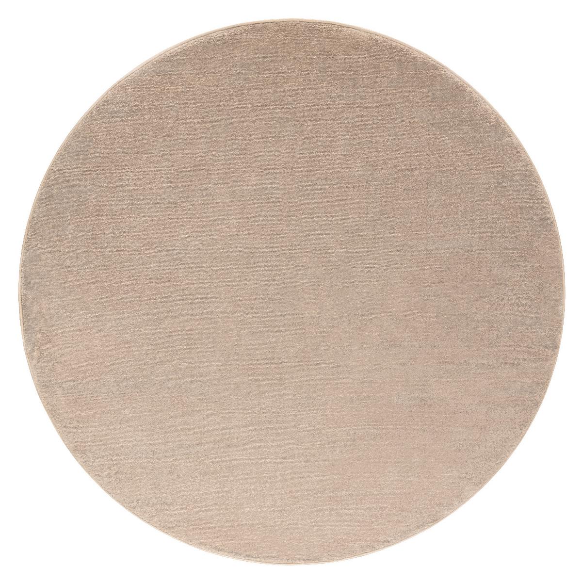 TEPPICH Softy 150 cm - Beige, Textil (150/150cm) - rugsX