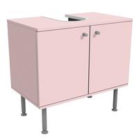 WASCHBECKENUNTERSCHRANK Colour Rose 60/55/35 cm - Rosa, Holzwerkstoff (60/55/35cm) - Bilderwelten