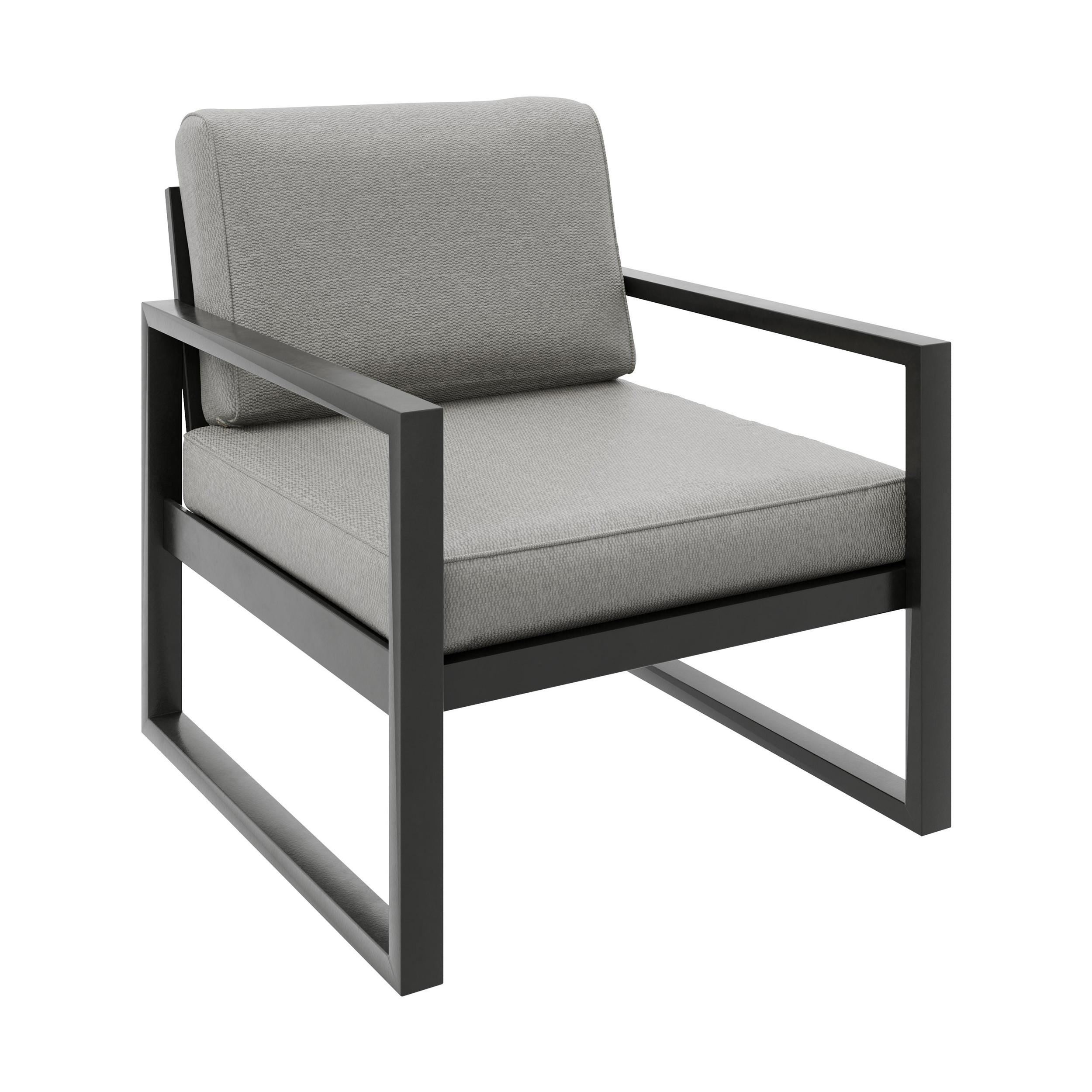 LOUNGESESSEL Stella mit Metallrahmen, 76 cm, Beige - Beige, Metall (76/86/80cm) - Beautysofa