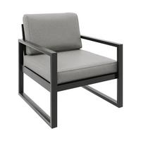 LOUNGESESSEL Stella mit Metallrahmen, 76 cm, Beige - Beige, Metall (76/86/80cm) - Beautysofa