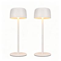 TISCHLAMPE Linan 9/9/25 cm - Weiß, Kunststoff/Metall (9/9/25cm) - ZMH
