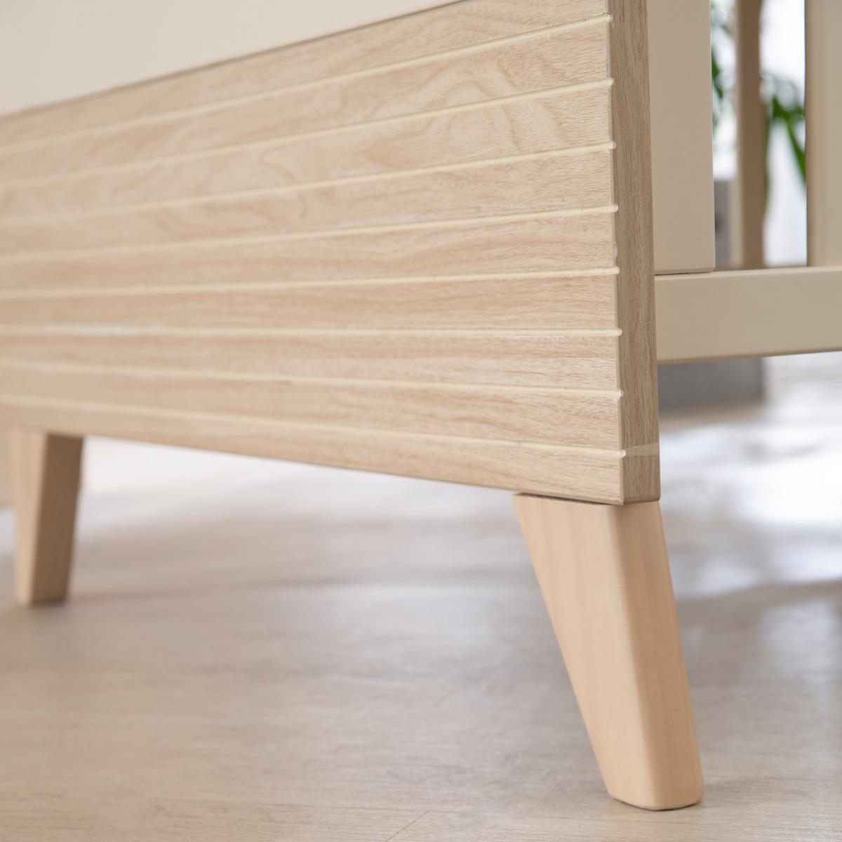 BABYBETT Sidney 70x140 cm - Kaschmir, Holzwerkstoff (70/140cm) - Roba