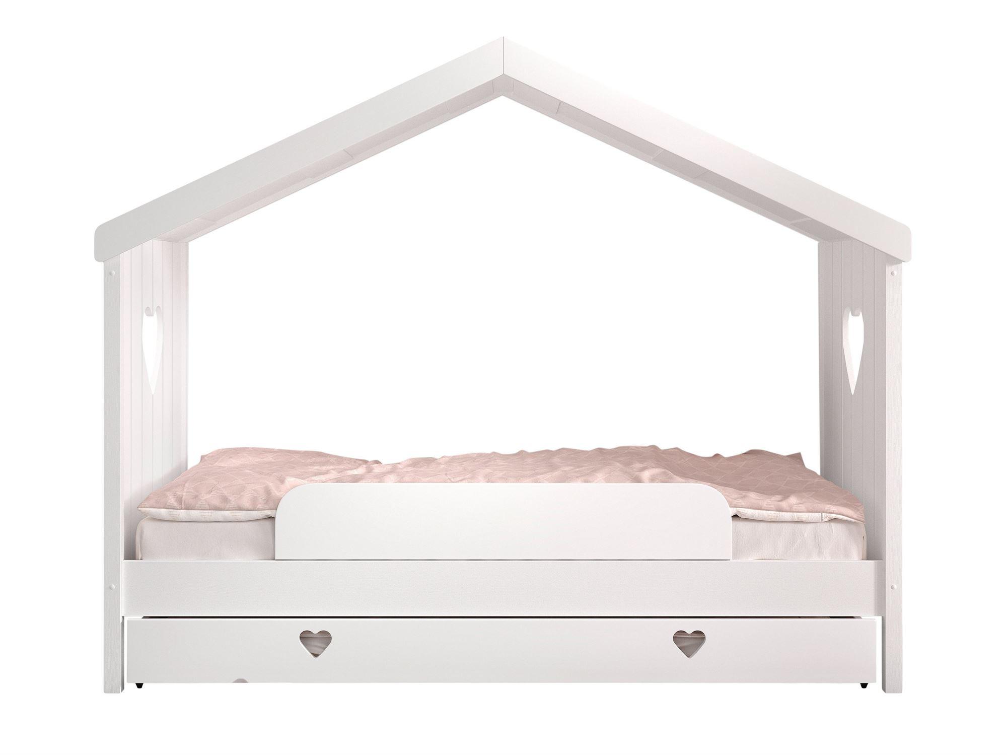HAUSBETT Kamila 4 213x172x99 aus Massivholz+MDF in Weiß - Weiß, Holz (90/200cm) - 58aufmkessel