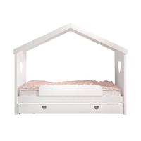 HAUSBETT Kamila 4 213x172x99 aus Massivholz+MDF in Weiß - Weiß, Holz (90/200cm) - 58aufmkessel