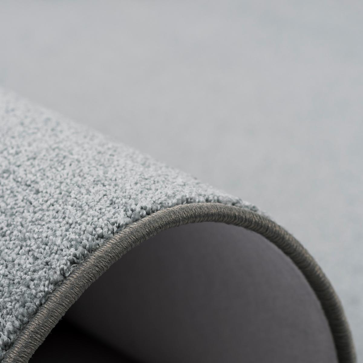 HOCHFLOR VELOURS TEPPICH LUNA - Chromfarben, Textil (133/133cm) - Snapstyle