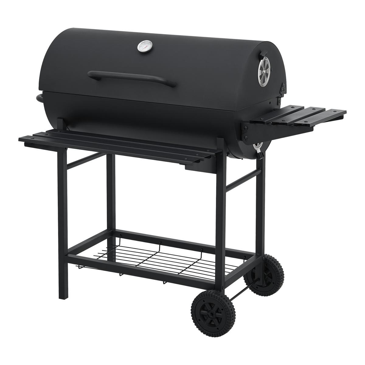 GRILLWAGEN Armento - Schwarz, Metall (108/95/61cm) - casa.pro