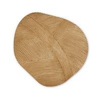 WANDBILD Struktur - Natur - Kunst - Rattan Room Decor 90x90 cm - Naturfarben, Kunststoff (90/90cm) - MuchoWow