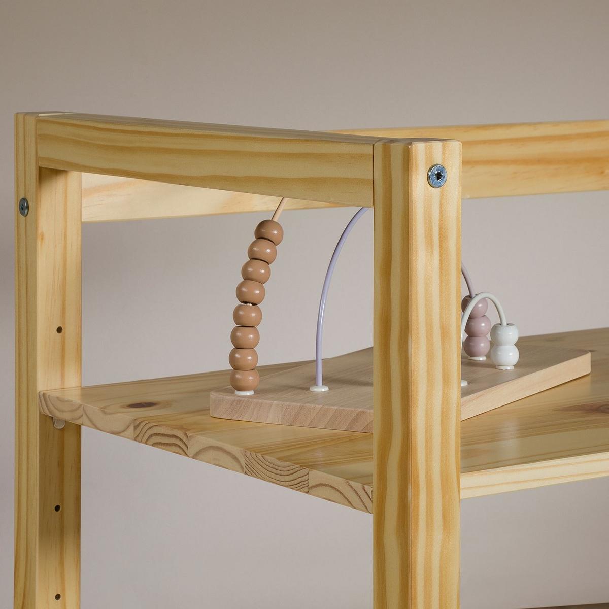 KINDERSCHREIBTISCH SUZA - Naturfarben, Holz (80/75/47cm) - IDIMEX
