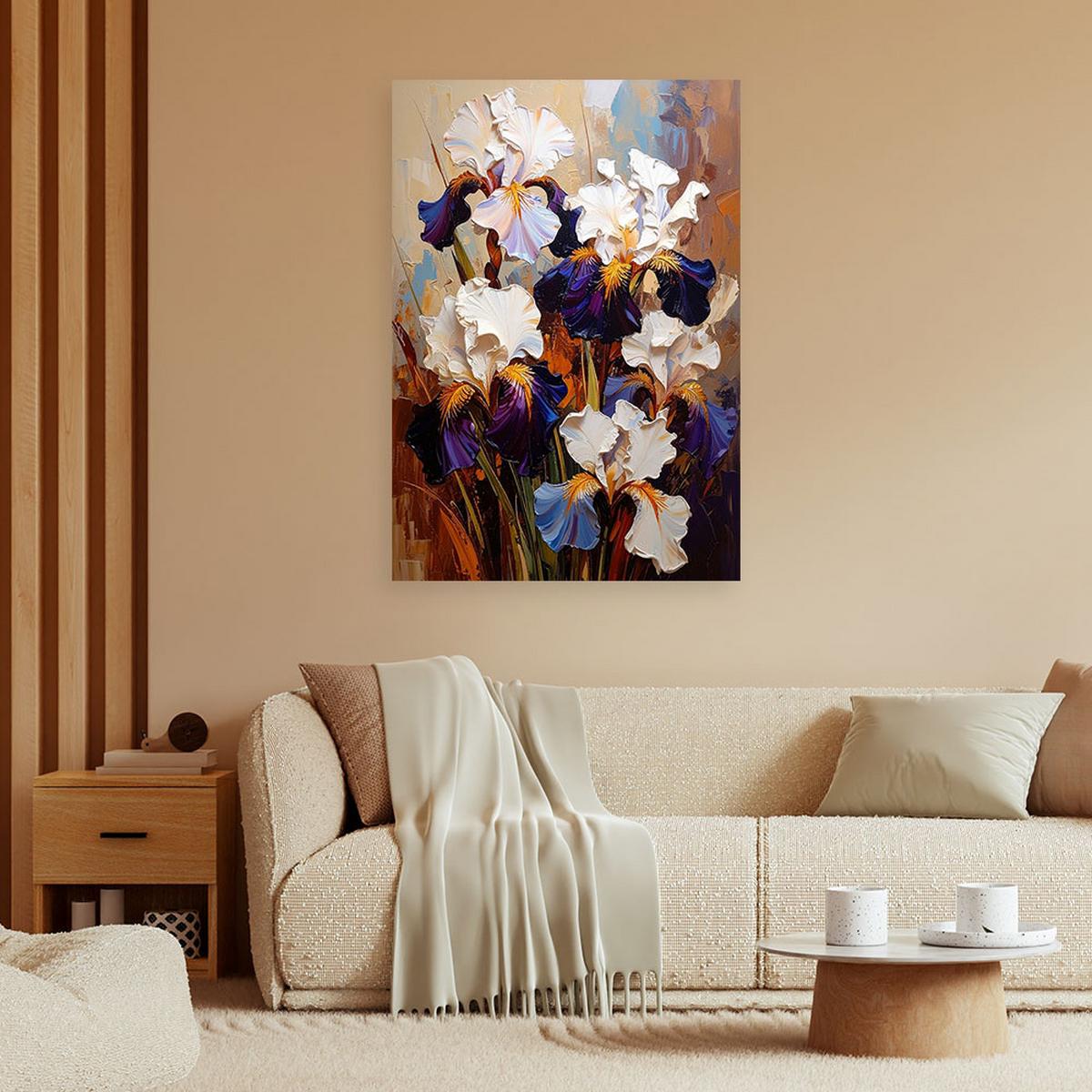 LEINWANDBILD Blumen 20x30cm - Beige, Textil (20/30cm) - Feeby