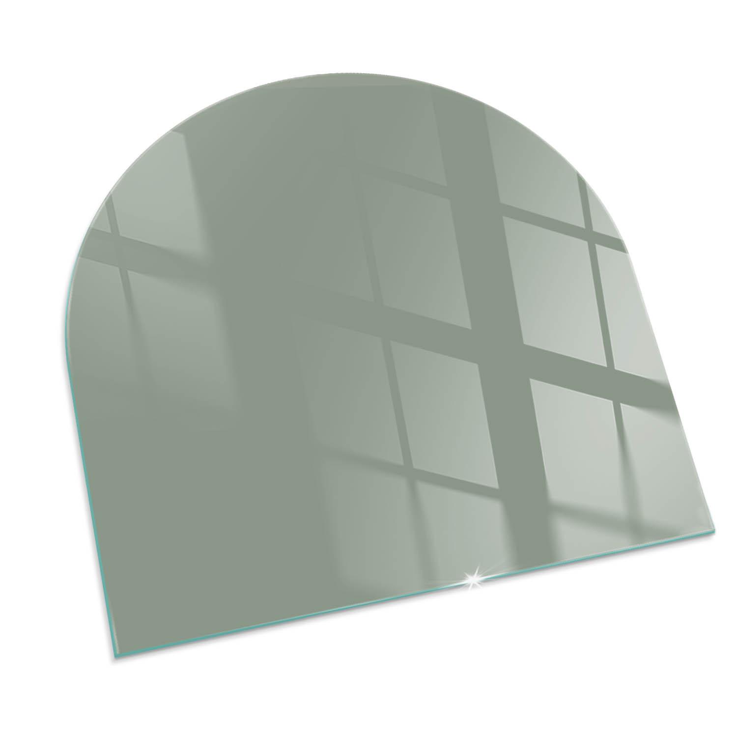 GLASPLATTE für Kamin 100x100 cm - Grün, Glas (100/100/0.4cm) - TULUP