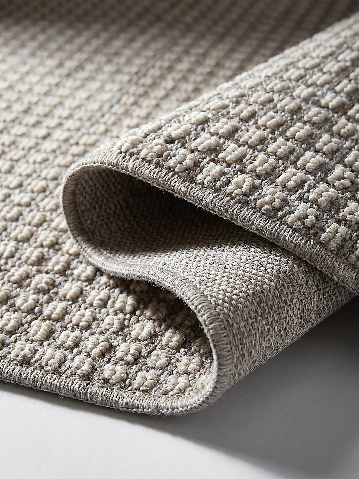 KURZFLORTEPPICH Waschbar NORA, einfarbig, aus Polyester, Grau, 140 x 194 cm - Grau, Textil (194/140cm) - KADIMA DESIGN