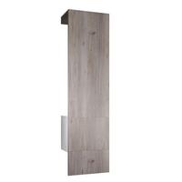 GARDEROBE Carlton Paneel in Eiche Nordic - Silbereichenfarben, Holzwerkstoff (52/193/35cm) - Vladon