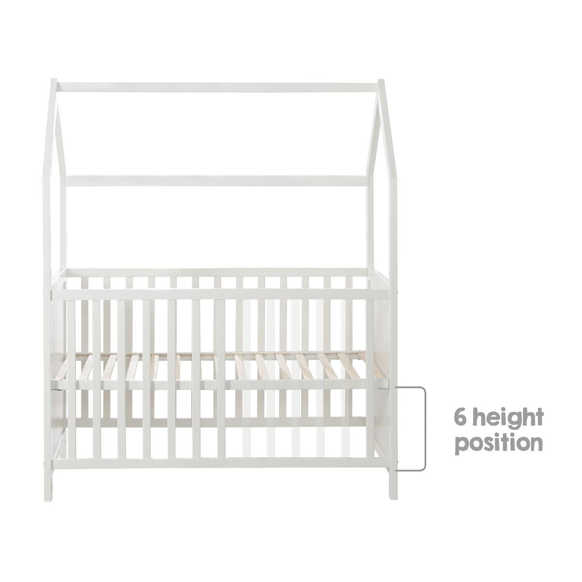 HAUSBETT 60 x 120 cm taupe - Taupe, Holzwerkstoff (60/120cm) - Roba