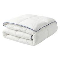 BETTDECKE Entenfedern und Daunen Leicht Warm 150/200 cm Cervino - Weiß, Textil (150/200cm) - Beliani