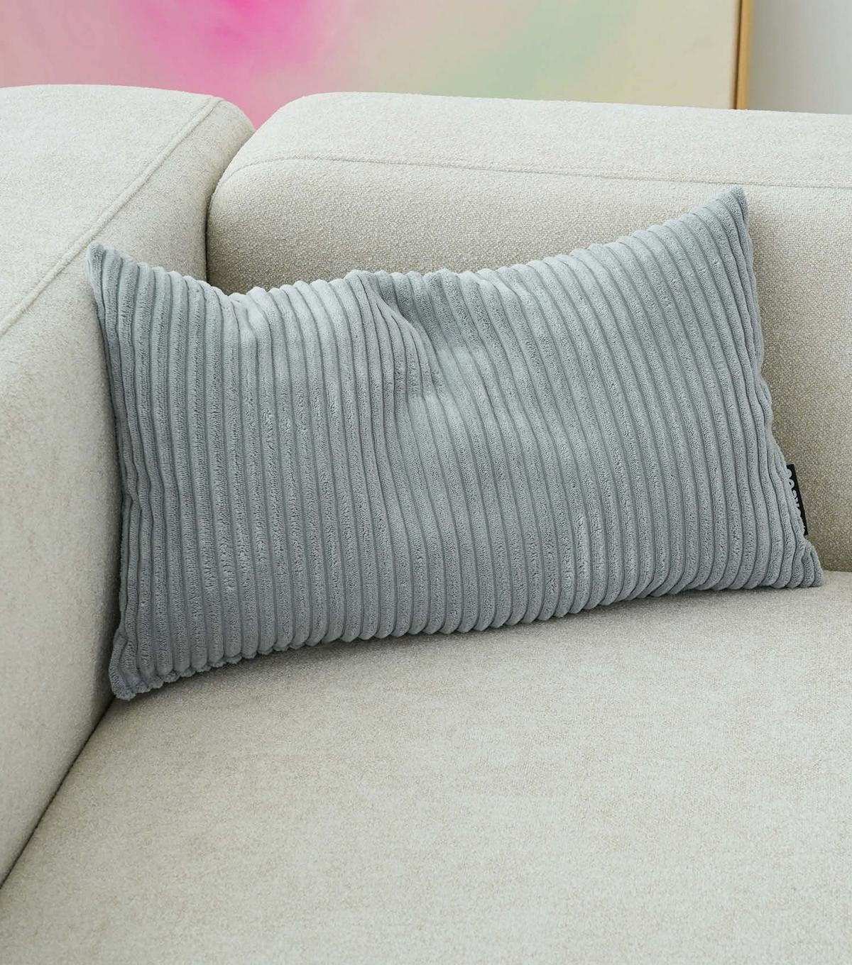 SOFAKISSEN Rest 2er-Set - Grau, Textil (40/60cm) - Mokebo