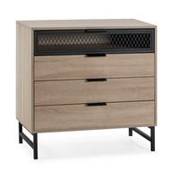 KOMMODE 80/77/40 Hera holzfarben - Honigeiche, Holzwerkstoff (80/77/40cm)
