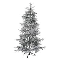 WEIHNACHTSBAUM 180 cm Weiß Tomichi - Weiß, Kunststoff (180cm) - Beliani
