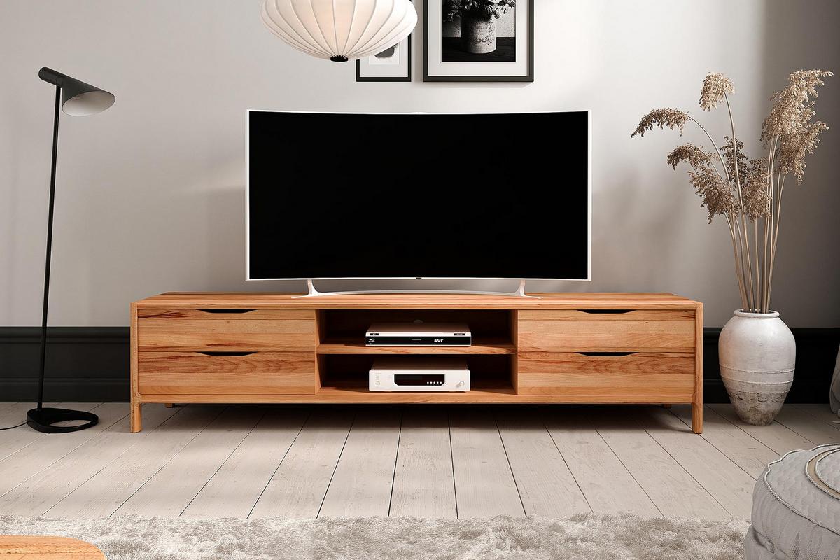TV-SCHRANK PAUL Kernbuche - Kernbuche, Holz (200/48/50cm) - byoak