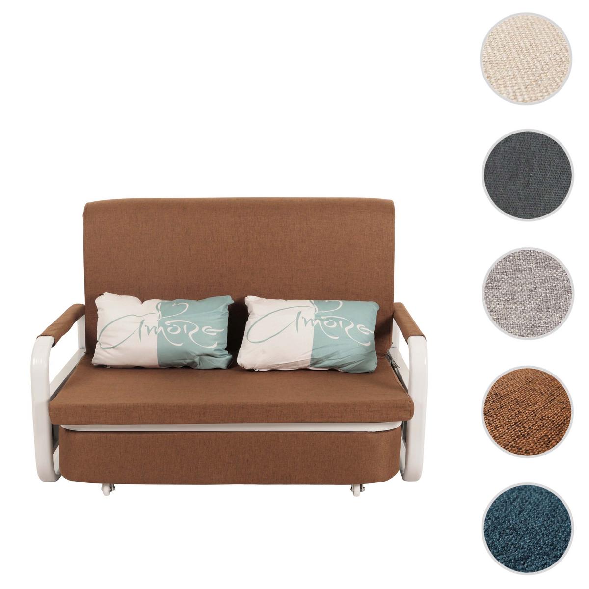 SCHLAFSOFA Braun - Braun, Textil (130/71/185cm) - MCW