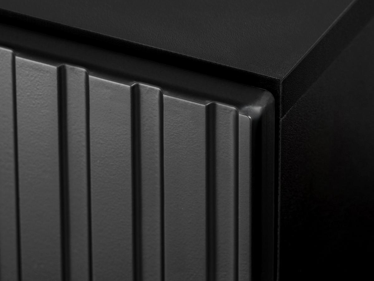 WOHNWAND Soul mit LED-Beleuchtung - Schwarz/Braun, Holzwerkstoff/Kunststoff (300/31.5/42cm) - MIRJAN24