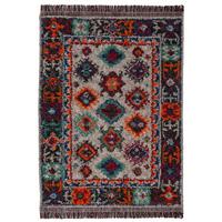 HOCHFLORTEPPICH mit Fransen TAFRAUT, im Berber-Stil, Bunt, 133 x 190 cm - Multicolor, Textil (190/133cm) - KADIMA DESIGN