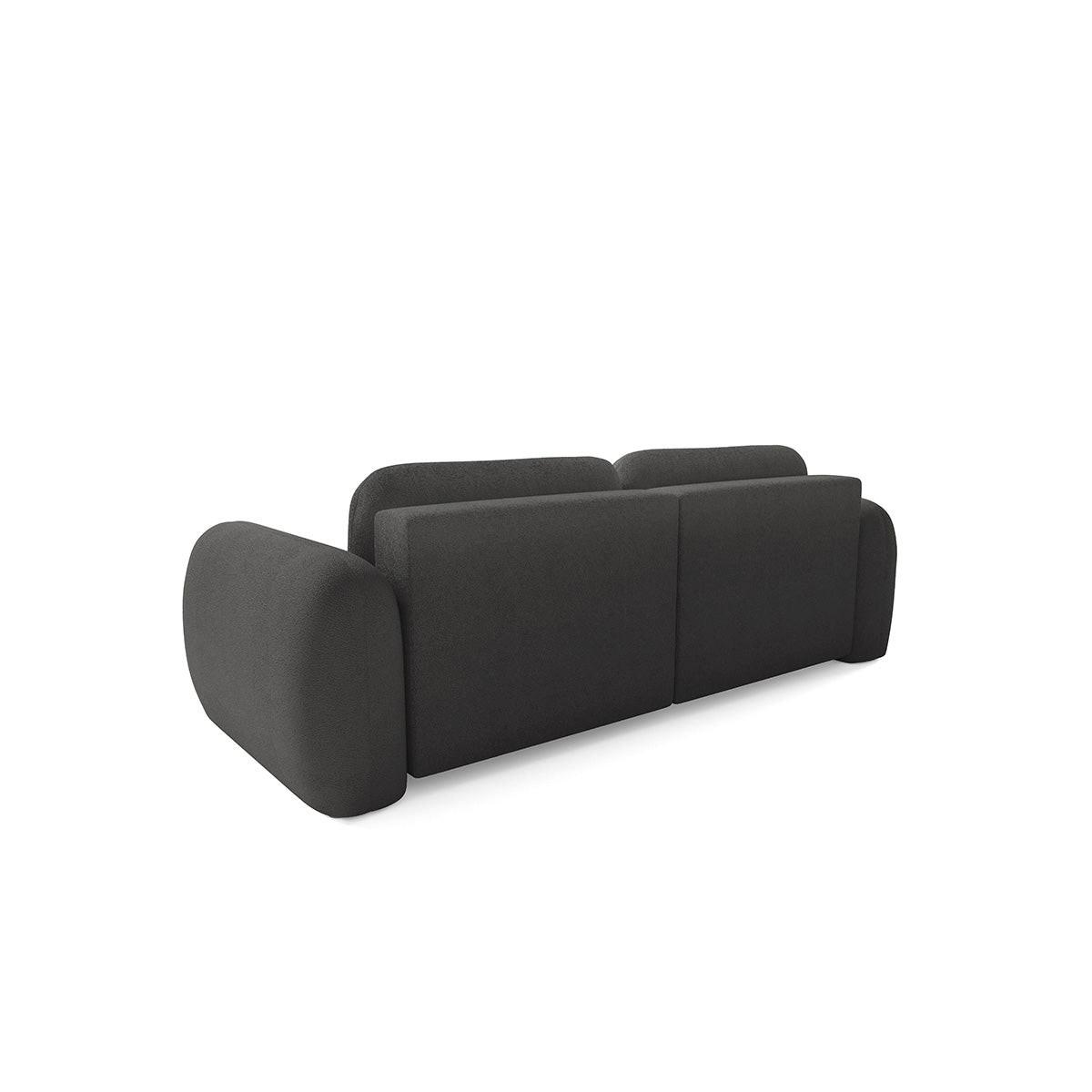 ECKSOFA Livio 3 Sitzplätze Dunkelgrau - Grau, Holz (270/165cm) - Petits-meubles