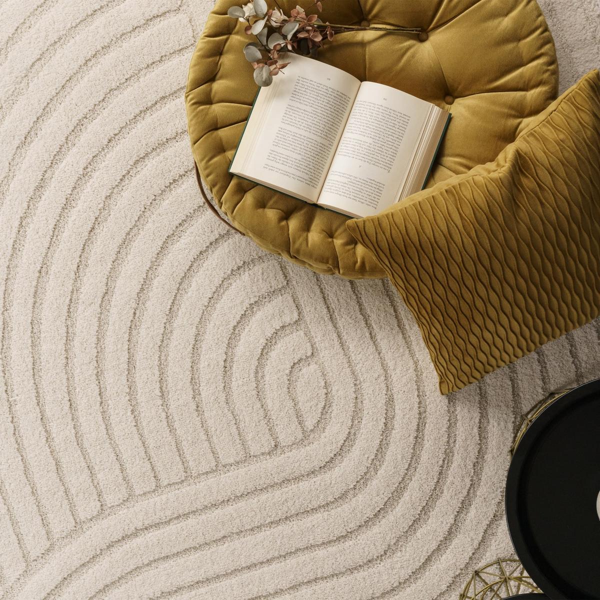 FLACHWEBETEPPICH Boho Creme 200 x 280 cm - Creme, Kunststoff (200/280cm) - TT Home