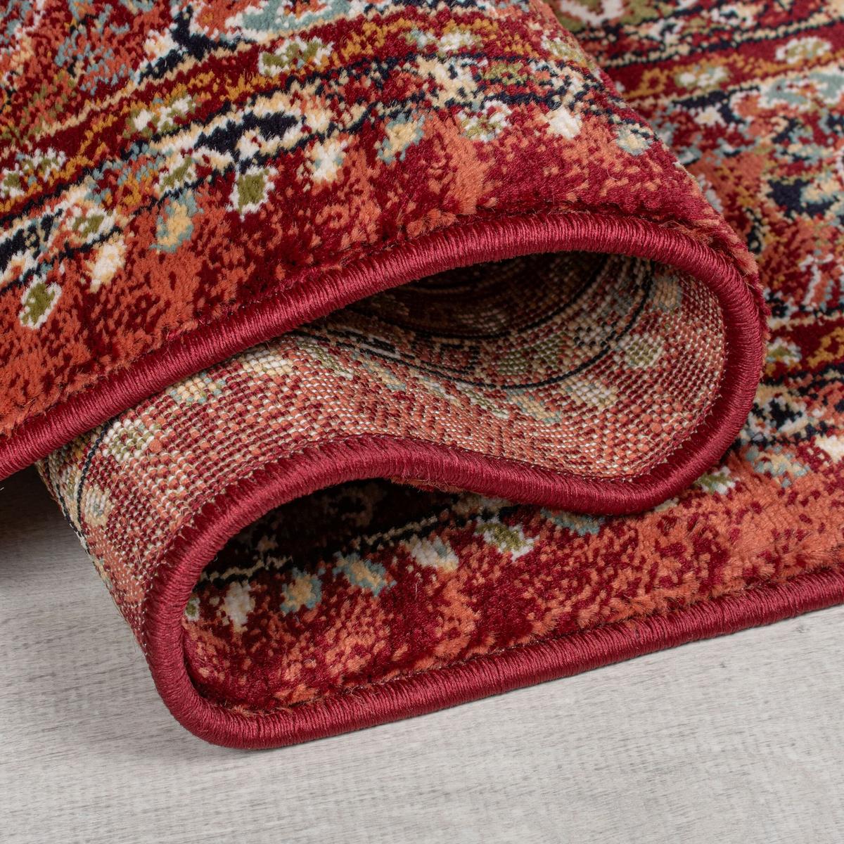 TEPPICH Hochflor GLAZERT in Rot, im Berber-Stil, aus Polypropylen, 66 x 300 cm - Rot, Textil (300/66cm) - KADIMA DESIGN