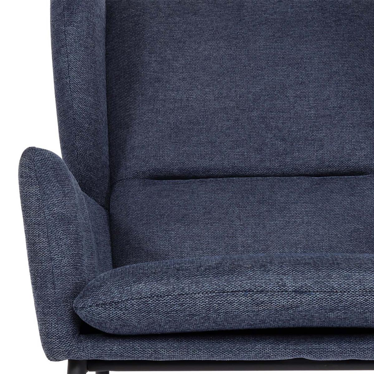 LOUNGE-SESSEL Blau - Blau, Textil (73/96/82cm) - MCW