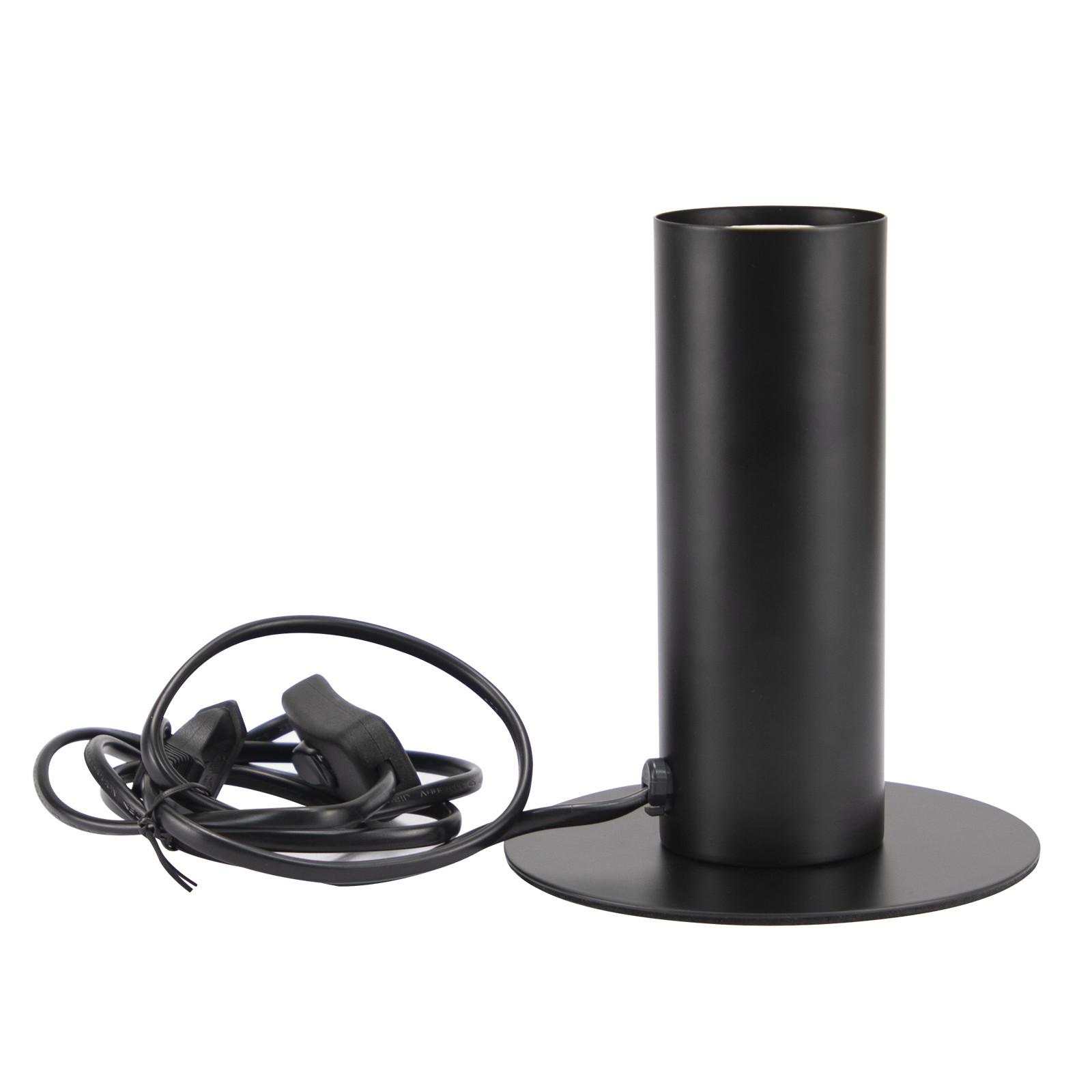 TISCHLEUCHTE Naughton - Schwarz, Metall (13/13/15cm) - Nettlife