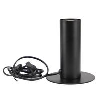 TISCHLEUCHTE Naughton - Schwarz, Metall (13/13/15cm) - Nettlife