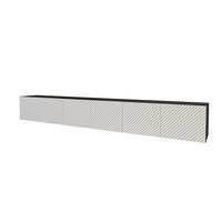 LOWBOARD ZENO-W 3x100x40x40 cm - Schwarz / Weiß - Eiche Wotan, Holzwerkstoff (300/40/40cm) - ALTDECOR